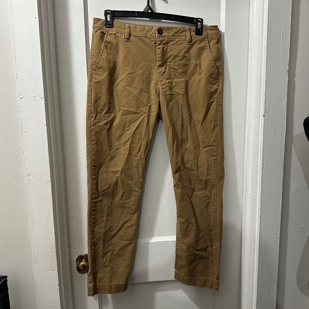 Aero Slim Straight Brown Jeans in 32x30